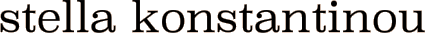 stella konstantinou